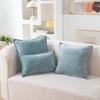 Fashion Nordic Simple Green Chenille Pillowcase Hemp Rope Woven Living Room Sofa Pillow Bedroom Bedside Pillow Cushion Wholesale