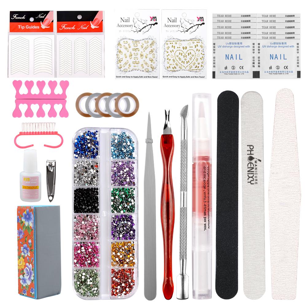 PHOENIXY Gel Nail Polish Kit with U V Light 20 Colors Gel Polish Nail Kit Soak Off Gel Nail Set Manicure Tools Nail Gel Kit Gifts for Women