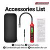 Combustible Gas Leak Detector 300-1000PPM Flexible Portable Natural Gas Detector