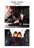 Men's Large Slip-on Cowhide Loafers - Lightweight Matte Leather Office Shoes