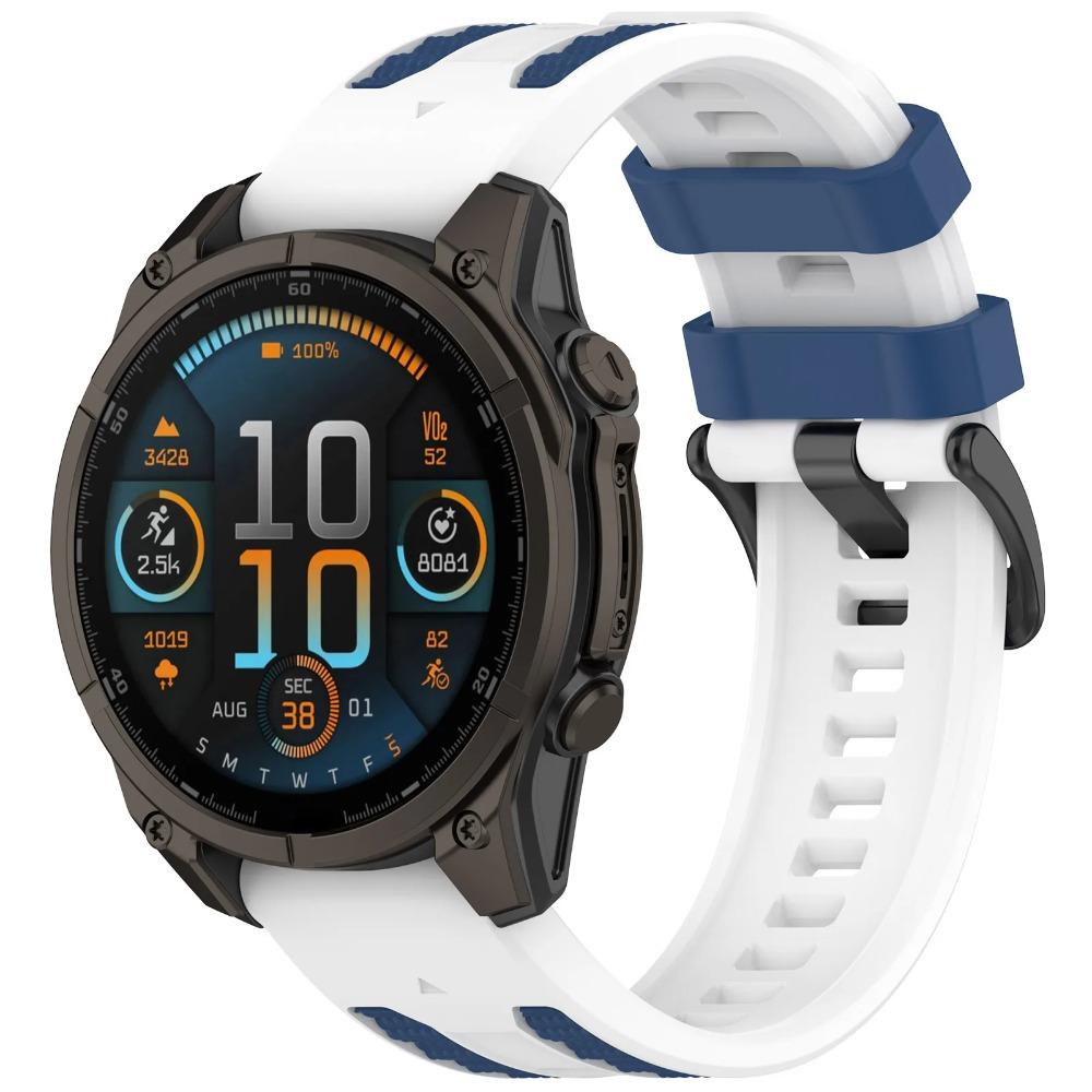 Cinturino in Silicone Quick Fit 22mm 26mm per Garmin Tactix 8 Quatix 8 Fenix 8 51/47mm Braccialetto Garmin Forerunner 970 Instinct 3 45mm
