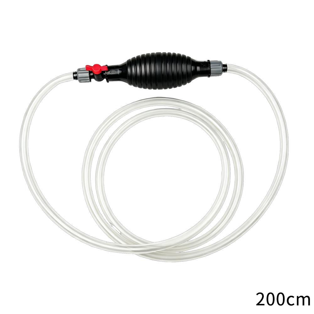 High FlowHand Pump with 1.5/2M Syphon Hose Portable Manual Car Fuel Transfer Pump for Gas/Oil/Water/Fuel Transfer Siphon Pump