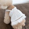 Pet Spring Princess Skirt Lace Strap Skirt Teddy Tank Top Dog Clothes for Small Dogs Puppy Clothes