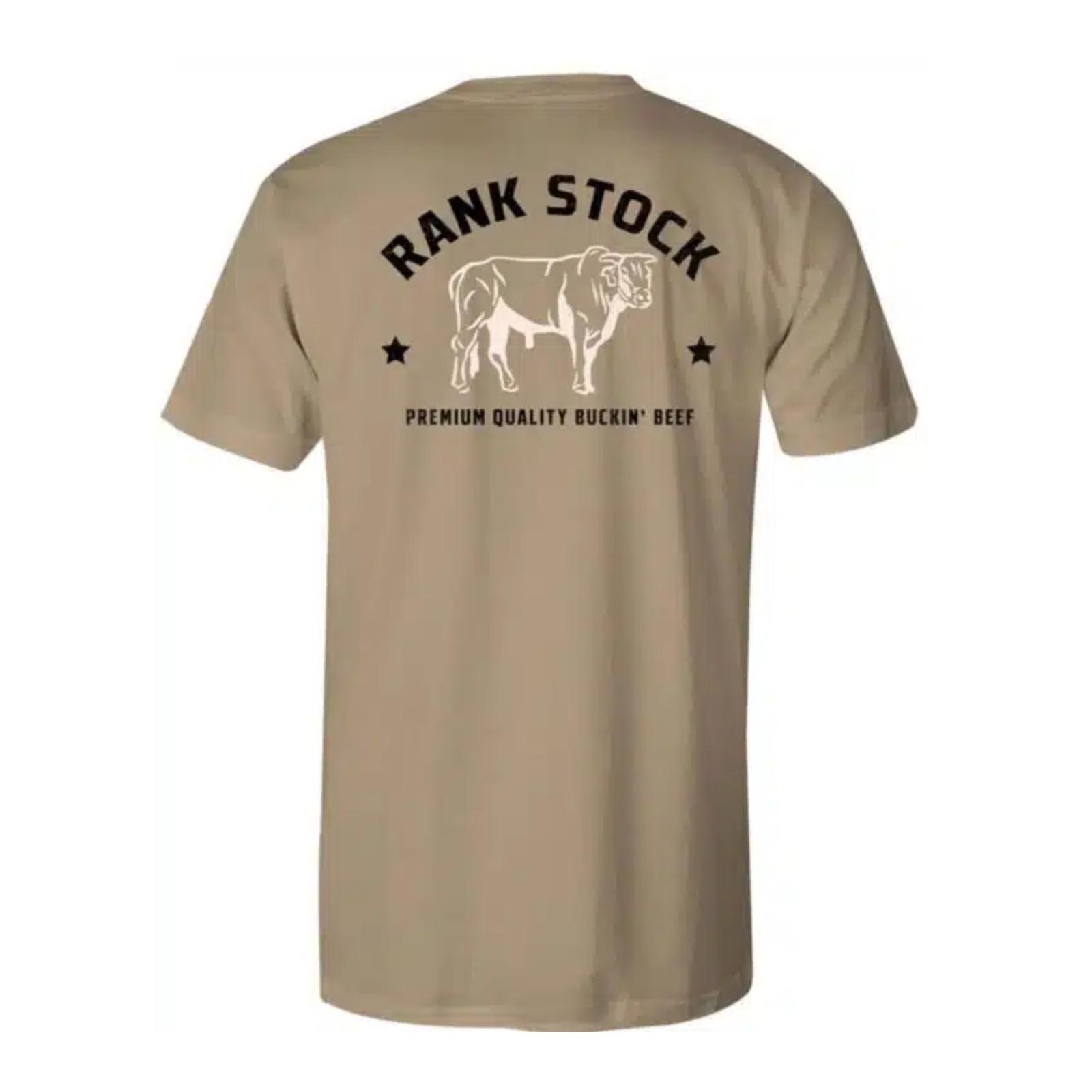 Hooey Youth Boys CHARBRAY Rank Stock Graphic Tan T-Shirt HT1684TN-Y XXXXL