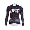 Mens Cycling Fleece Long Sleeve Jacket Winter Thermal Warm Bike Riding Outdoor Sports Top