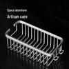 Punch-Free Bathroom Shelf & Shower Head Hanging Basket for Shampoo and Shower Gel Storage