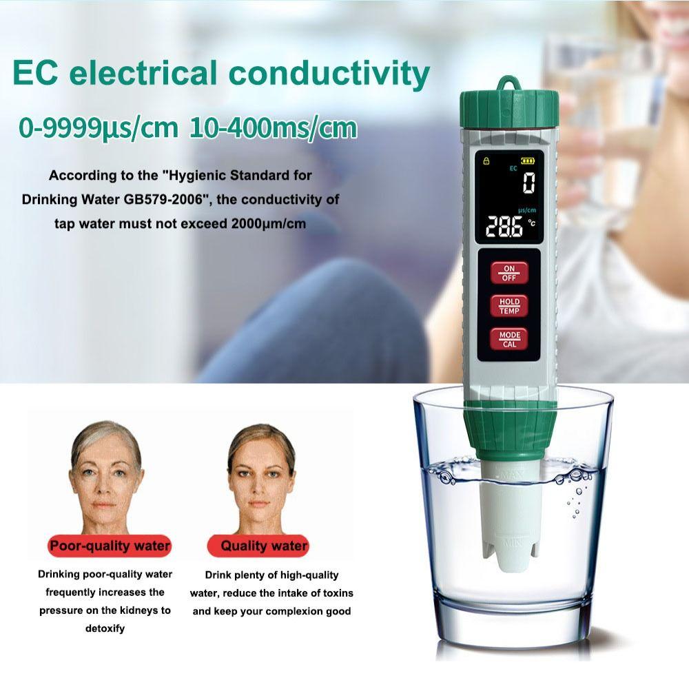 Waterproof Household Water Test Pen LCD Digital Display PH Tester  Disease Control Centers