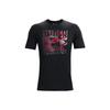 Large Logo Print Training T-Shirt Men Tops Black 1366442-001