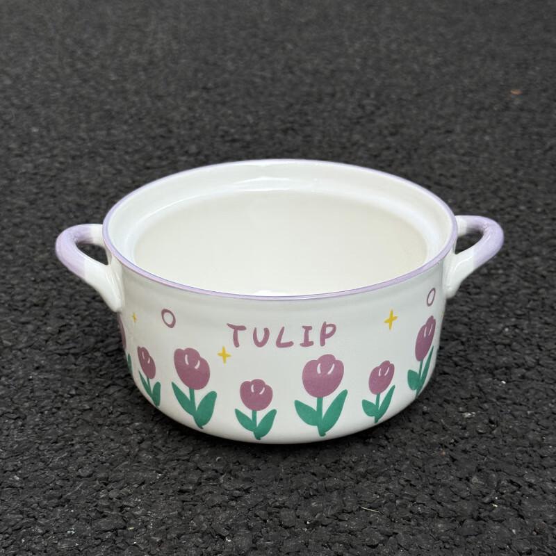 Tulip Ceramic Noodle Bowl