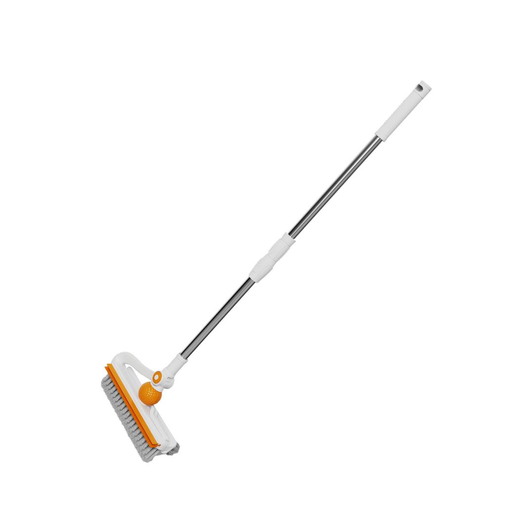 Floor Brush Scrubber   Handle Floor Scrub Brush for Cleaning Patio Bathroom Garage Kitchen