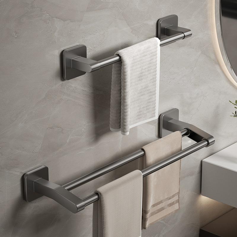 Badezimmer Handtuchhalter Weiß Ohne Bohren Badezimmer Grau Handtuchhalter Handtuchstange Selbstklebend Badezimmer Handtuchhalter Handtuchstange