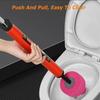 Toilet Plunger Powerful Pneumatic Drain for Clogged Toilets, Instant Unclogger for Paper & Waste, Safe for P