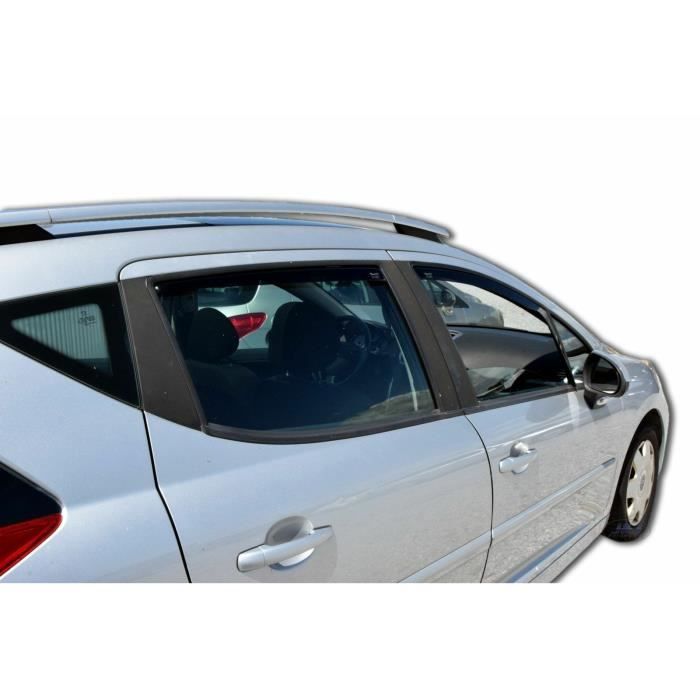 J&amp;J AUTOMOTIVE | Heko Deflecteurs d'air Déflecteurs de Vent Pour Peugeot 207 2006-2012 Break