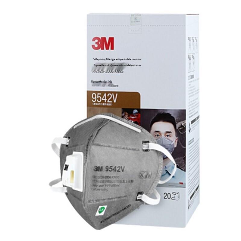 3M KN95 Activated Carbon Respirator Mask 20 Count