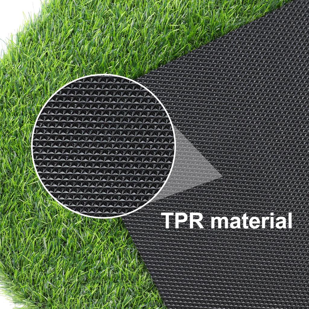 Artificial Grass Door Mat 24" X 36" Realistic Fake Grass Turf Rug Indoor Outdoor Versatile Use for Entrance Patio Dog Areas Home Decor