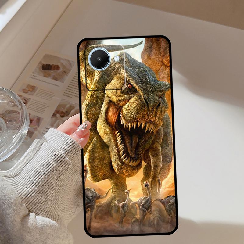 Tyrannosaurus T Rex Dinosaur For Realme 14 10 11 12 13 Pro Plus GT 7 Pro 6 5 GT 6T C67 C61 C55 C53 C51 C21Y C25S C75 Case
