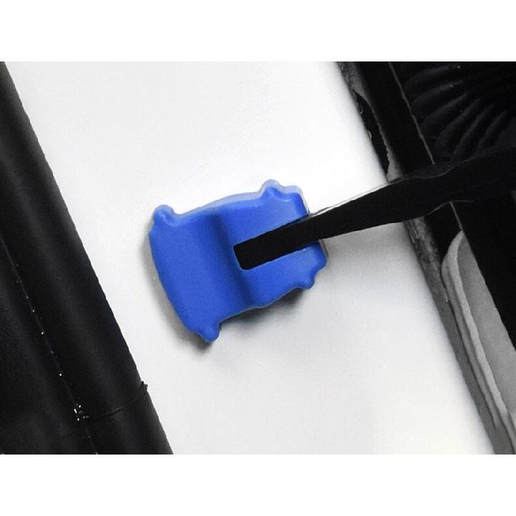 For Hyundai Elantra 2021-2023 Blue Matte Door Buckle Protection Cover Trim 4PCS