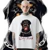 Bully Dog Tricou Larg Oversized Gât Rotund Haine Stil Rap Pentru Bărbați Femei Tricou Topuri de Înaltă Calitate Modă Harajuku Street Tricouri