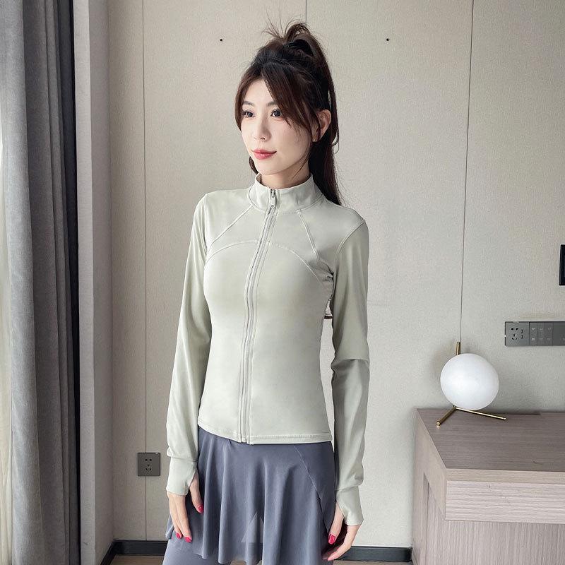 

Женский спортивный кардиган Love Dream Bird: Дышащий топ с длинным рукавом для йоги и бега Small