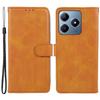 For Realme Note 60x 4G/C63 4G/C61 4G Case Leather Calf Texture Phone Cover Cash and Card Holder Wallet