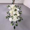 Cross-Border Wedding Artificial Flower Arch Decor for Aisle and Site Decoration