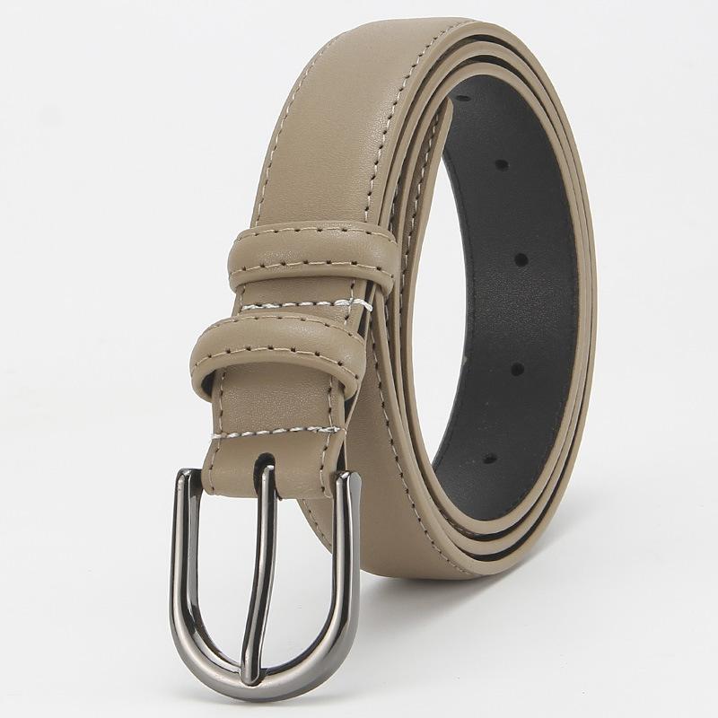 

Женский ремень из натуральной кожи, ремень из коровьей кожи, женский универсальный декоративный ремень, деловой, повседневный, простой, модный ремень