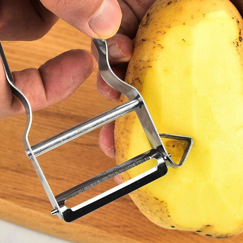 Edelstahl Schäler Küche Gemüse Obstschäler Kartoffelschäler Karottenschäler Multifunktions-Obst- und Gemüseschäler