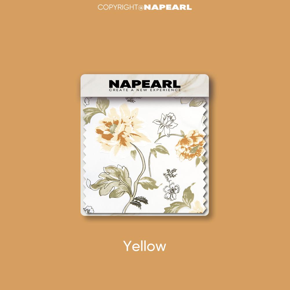 1PC Modern Fashionable Retro Peony Printed Transparent Sheer Window Curtain for Living Room Bedroom Home Decor NAPEARL