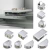 Modern Metal Glass Clips Multipurpose Glass Brackets Multifunction  Metal Glass Fixtures for DIY Projects & Retail Displays