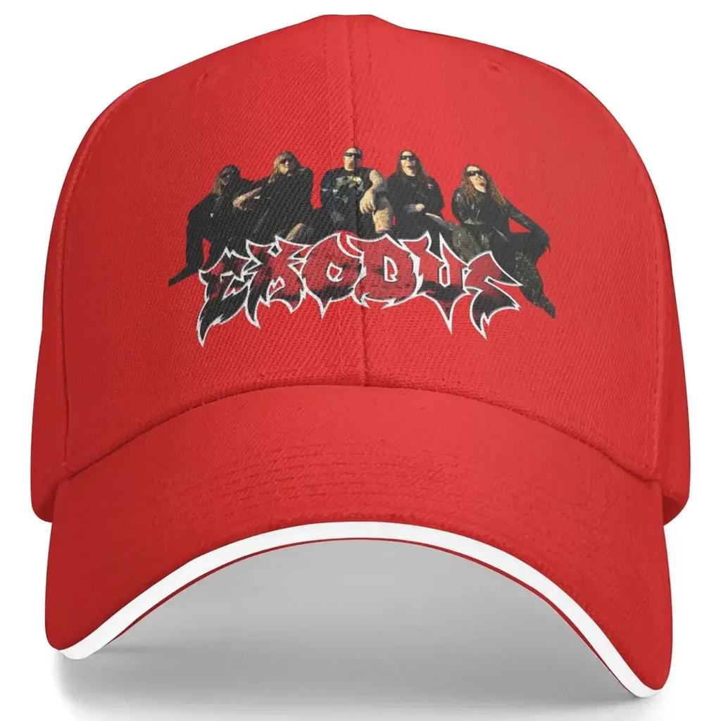 Exodus Rock Band Hats Wear For Unisex Cap Casual Metal Music Baseball Caps Gift