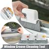 Window Cleaning Brush Windowsill Groove Deadend Cabinet Crevice Brush with Replace Head Household Multifunctional Cleaning Tools