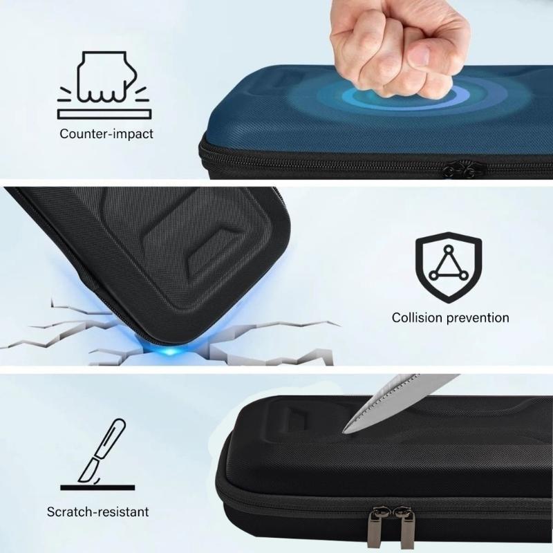 Large Capacity Protective Storage Bag with Handle Suitable for Gaming Consoles Hard Carrying Bag Shockproof Stylish Case