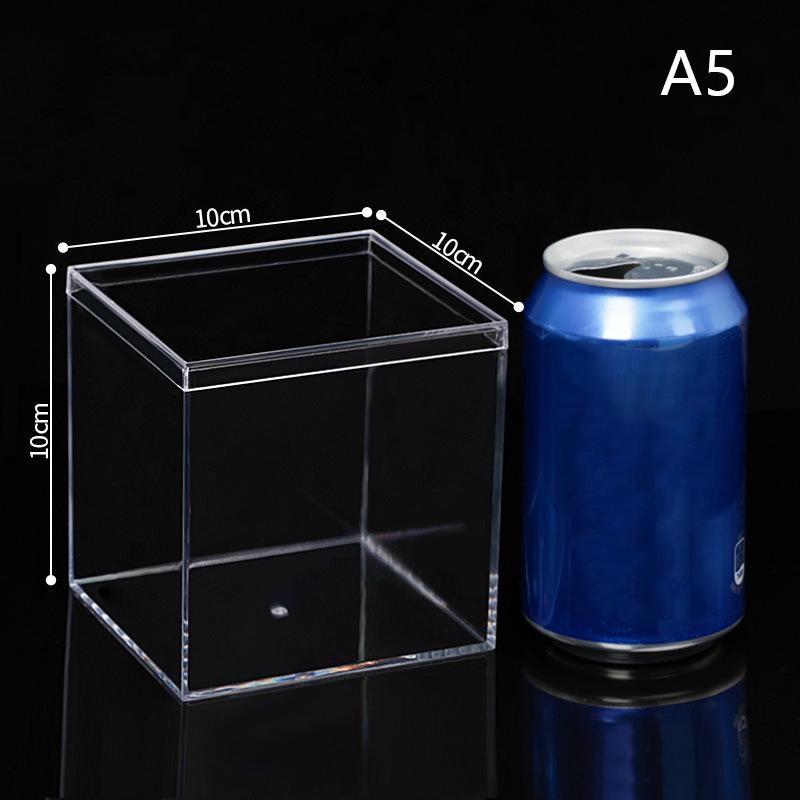 

Коробка для ювелирных изделий, акриловый куб, свадебный подарок, квадратный контейнер, дисплей, контейнеры для хранения, прозрачная подарочная коробка с крышкой 10*10*10cm