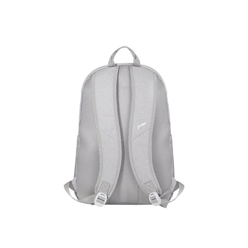 New LiNing Polyester Backpack Unisex Cream Gray ABSQ564-32