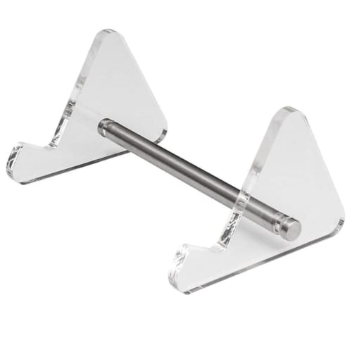 Office Keyboard Holder | Desk Keyboard Stand with Manual Installation, Acrylic Tilt Holder for Men and Women | Clear Acrylic Keyboard Display Easel fo