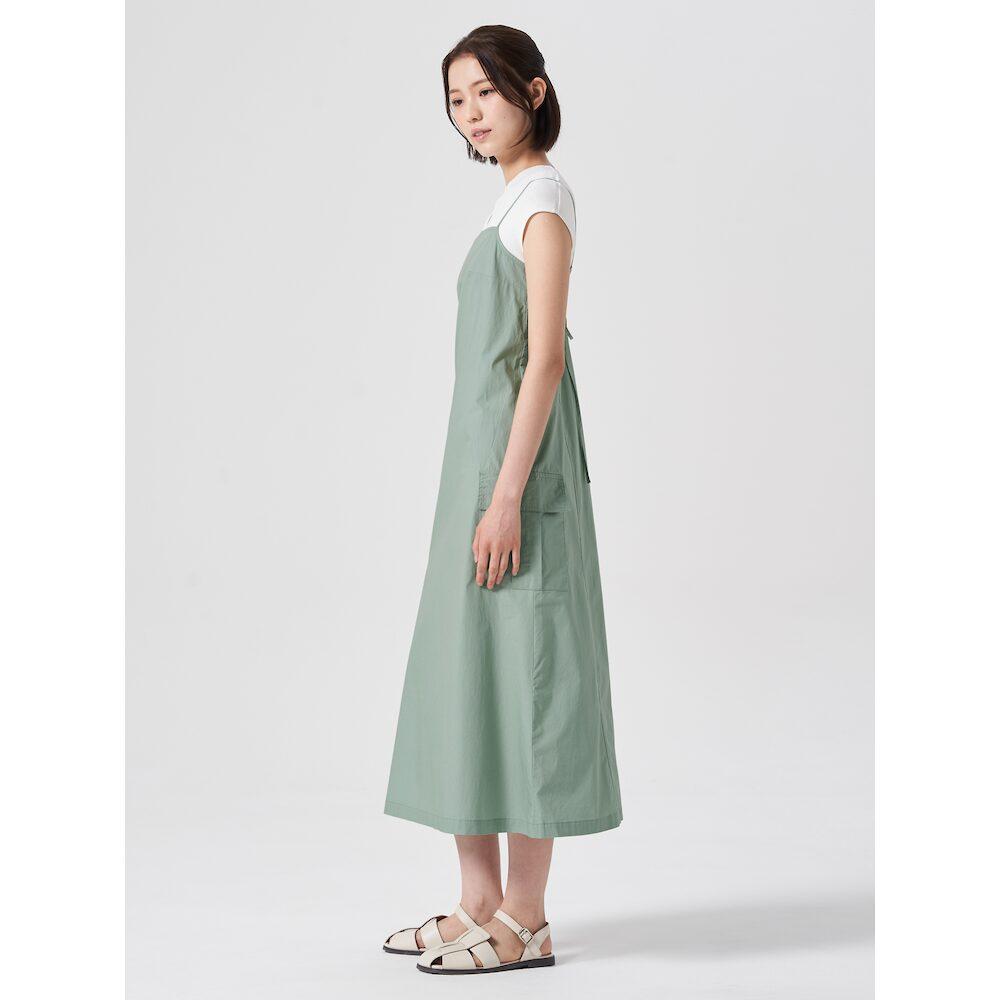 8SECONDS Sleeveless Long Dress Khaki (324771Ly5H)