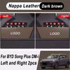 For BYD Song Plus DM-i DMi ~2025 Car Trunk Side Partition Nappa Leather Trunk Storage Partition Multifunction Storage Box