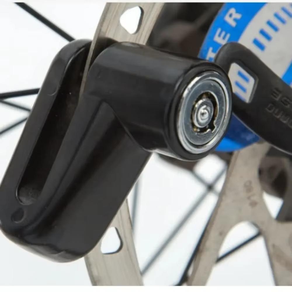 Aluminum Alloy Mini Disc Lock - Anti-Theft Security for Mountain Bike, Motorcycle & Electric Bike - Portable & Durable