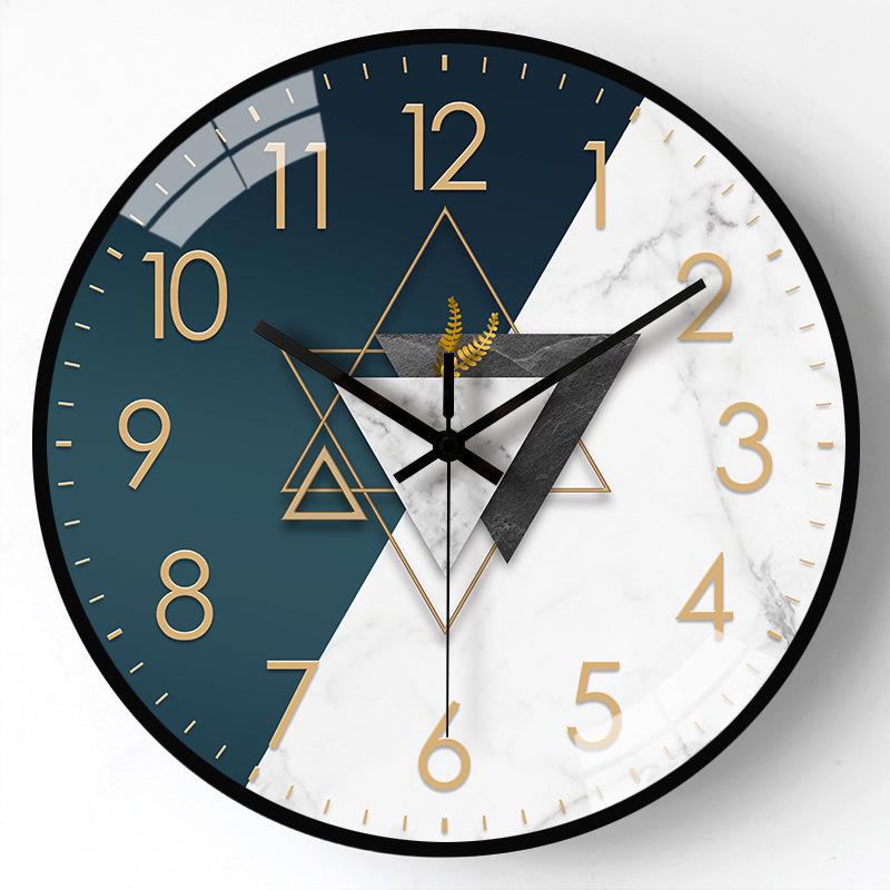 12-Inch Minimalist Light Luxury Wall Clock - Silent Decorative Clock for Home, Living Room or Bedroom