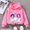 Children's KPop Demon Hunters Hoodies Girls Pink Boy Pink Tops Sweatshirt Long Sleeve Pullovers Coat Autumn Winter Casual Hooded