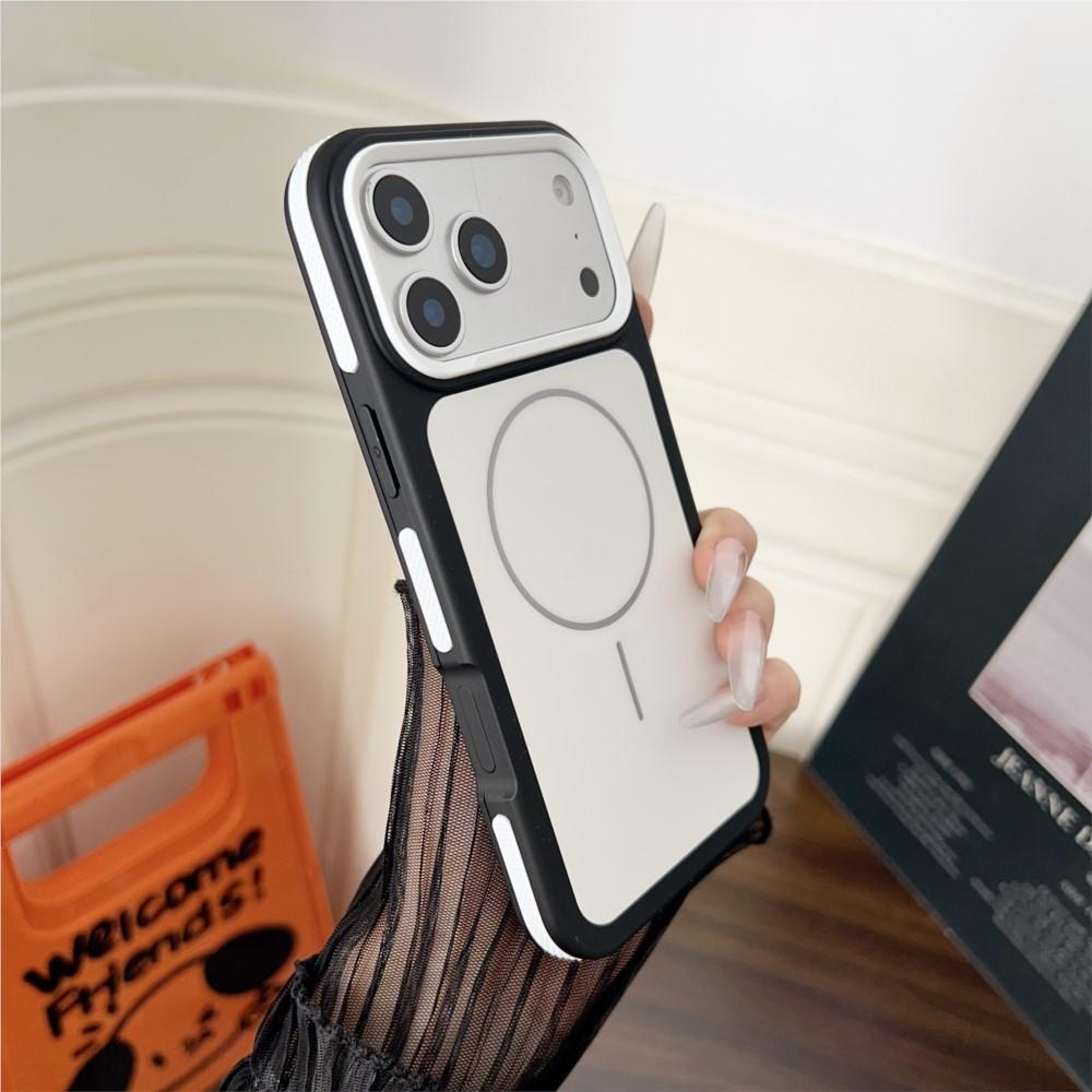Contrast color Armor Magnetic Case for For Iphone 17 Air 16 15 14 13 12 11 Pro Max Plus 16E For Wireless Charge Cover