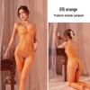 Black Open-Crotch Fishnet Stockings - No Need To Remove, Sleek and Sexy One-Piece, Perfect for a Seductive Night In.