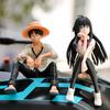 Anime Action Figure: One Piece Luffy & Yukino My Youth Romantic Comedy Car Ornament Doll Model