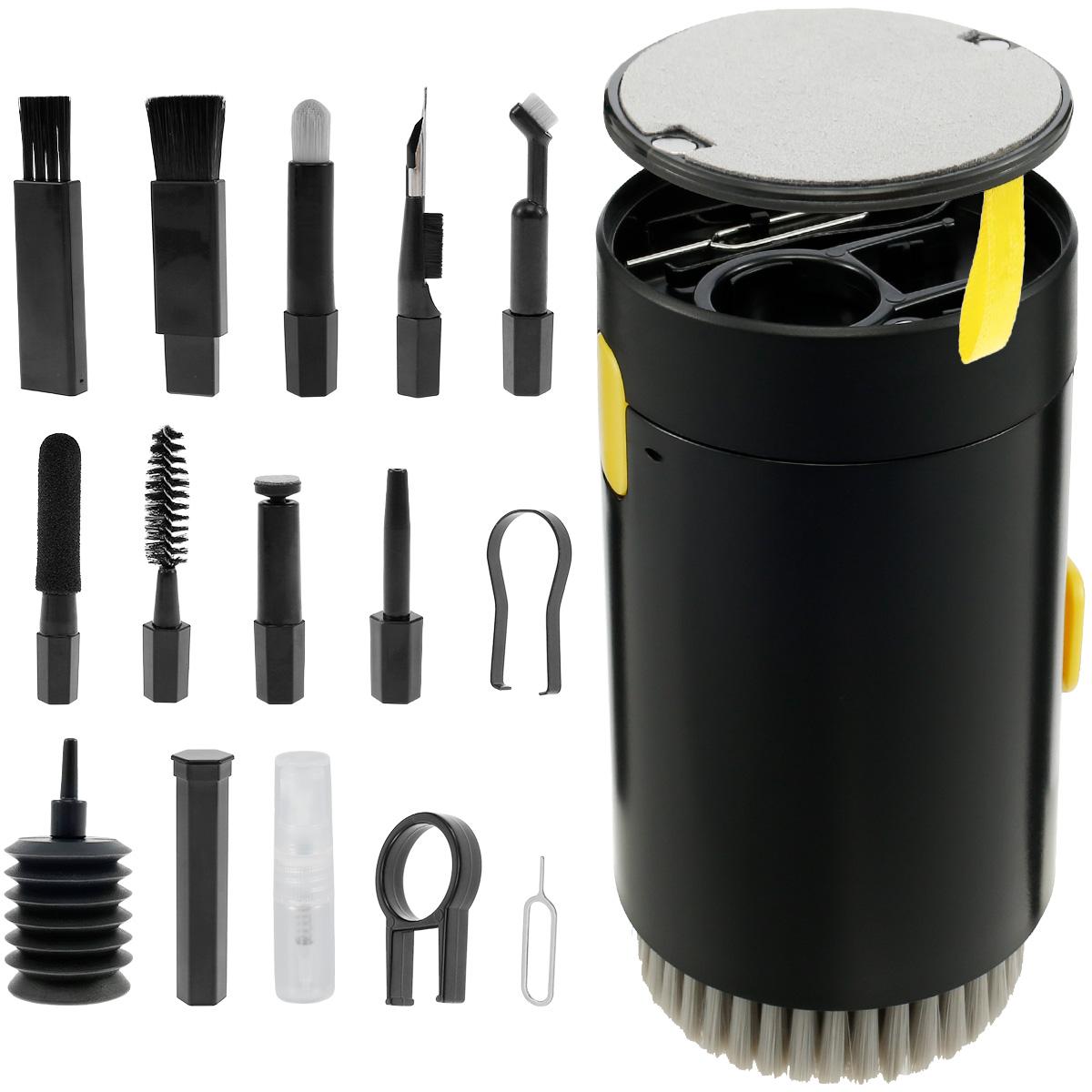 

Набор для чистки 20 в 1, клавиатура, ручка, инструменты для чистки экрана, компьютерные наушники, щетка-съемник, многофункциональная щетка, набор для удаления пыли