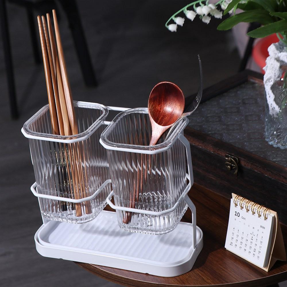 Luxury Cutlery Organizer Nordic Utensil Drying Rack Cooking Tool Tray Drain Storage Holder  Party