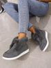 Women's Plus Size Fur-Lined Snow Boots - Cross-Border Winter Style, Short Tube, Thick Furry Cotton Warm Lining