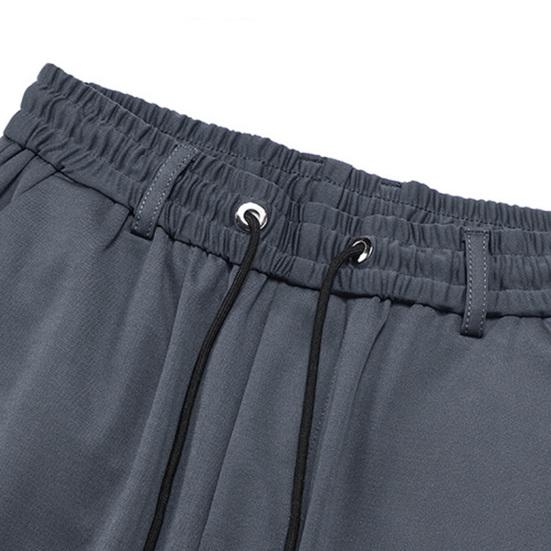 Loose Trousers Fashion Solid Color Smooth Loose Trousers Summer Thin Loose Casual Pants Long Trousers Streetwear
