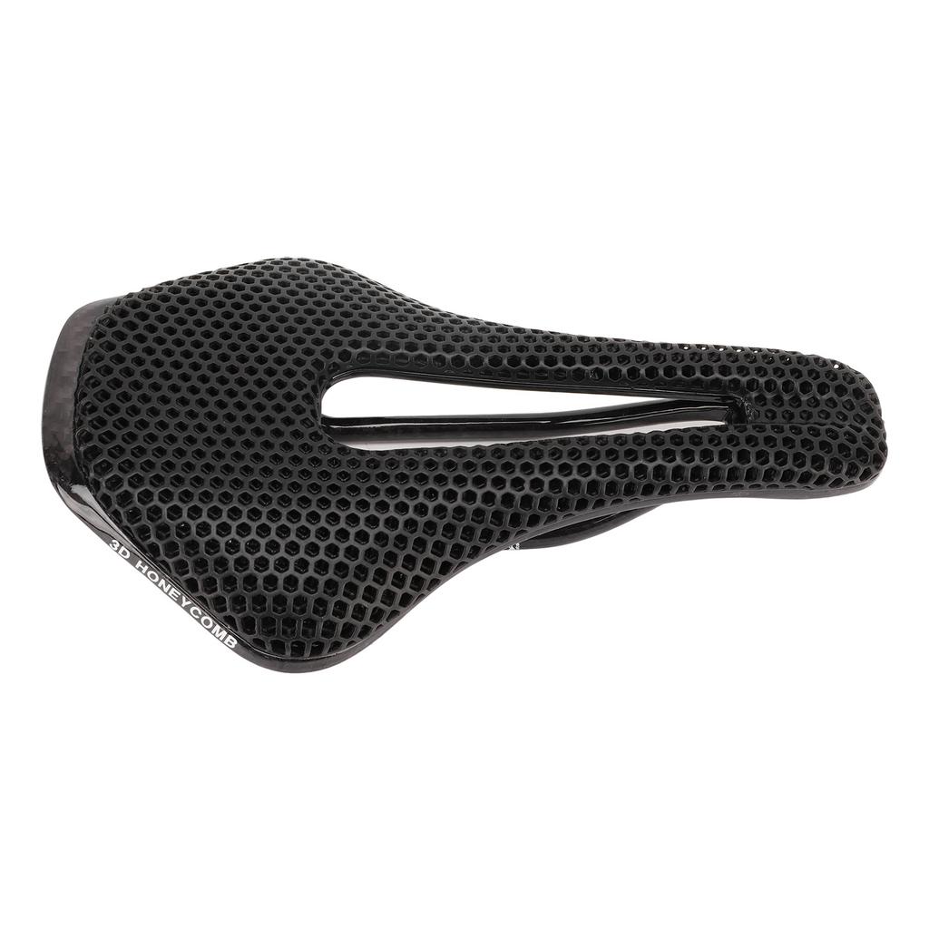 Bike Saddle 3D Printed Beehive Structure Middle Hollow Cycling Saddle Lightweight Breathable Racing