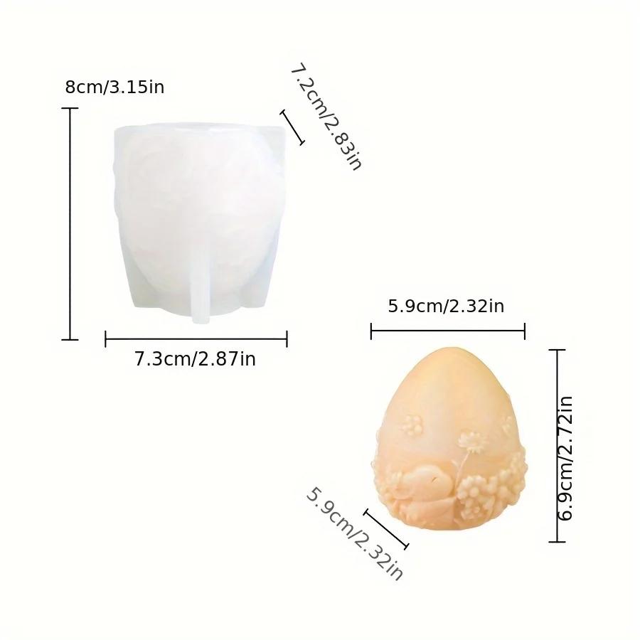

Рельефные пасхальные яйца, свечи, силиконовые формы, розы, голова кролика, смоляные формы, животные, кролик, инструменты для изготовления гипса, лилии, подарки на праздник C