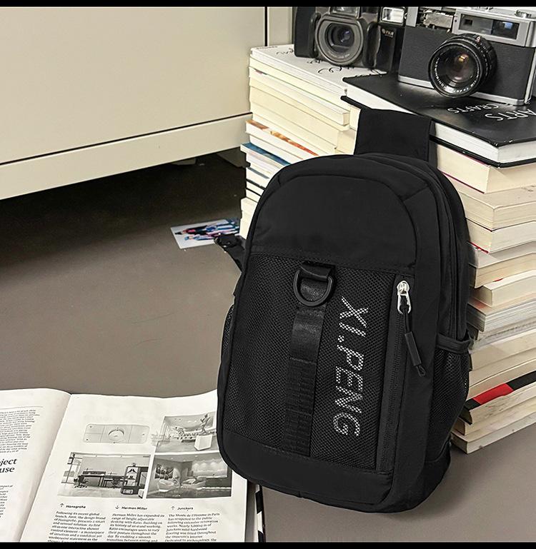 Boys and Girls Backpack Functional Outdoor Sports Light Leisure Backpack Portable Hiking Backpack Hiking Bag Breast Bag